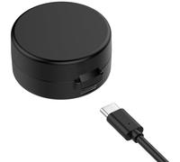 Charging Case for OURA For Ring Gen 4 - Portable Charger Dock Station with Cable - Compact ABS Storage Box Holder - Efficient POWERs Supply Accessory - Black(6)