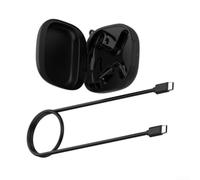 Charging Case for Shokz OpenFit2+ ABS Black | Quality ABS material, shock resistant, daily wear protection, sl lack finish, long lasting durability