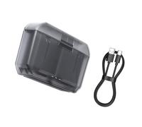 Charging Case Simultaneous 2-Battery Fast Recharge with LED Camera Battery Charging