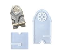 Charging Compatible Silicone Phone Holder Mold Creative Resin Casting Set for Individualized Decors Silicone Phone Stand Mold