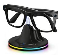 Charging Dock Compatible with Meta Ray-Ban Glasses, Charging Stand Compatible with Wayfarer, Skyler, Headliner & Oakley Meta HSTN, with LED Power Status Light and USB-C Cable