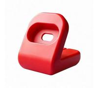 Charging Dock for Google Fitbit Air, 2-in-1 Upright Stand with NonSlip Base, Compact Desktop Organizer, Space-Saving Charging Cradle, Stable Placement Holder for Home Office Travel (Red)