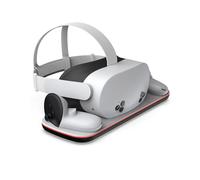 Charging Dock for Meta Quest 3S, Magnetic Charging Station for Quest 3S VR,fast charging for Headset&Controllers, with 2 Rechargeable Batteries.