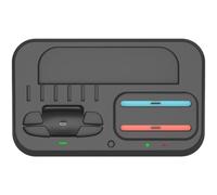 Charging Dock for Switch 2, 4-In-1 Multi-Function Charger Station for Pro Controllers for JOY-CON Controllers with Game Card Storage and RGB Light