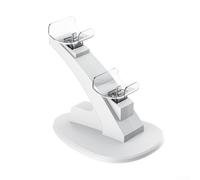 Charging Dock for Switch 2 Pro Controller, Dual Charger Station for NS2 Pro Game Controller with Green LED Indicator Airplane Design(White)
