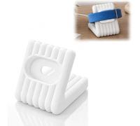 Charging Dock Stand for Google Fitbit Air,Desktop Cable Management Holder,Compact Nightstand Cradle for Charging Cable,Desk Organizer Base,White-Striped