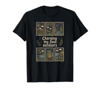 Charging My Soul Outdoors Camping Hiking Nature Adventure T-Shirt