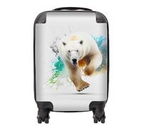 Warren Reed - Designer Charging Polar Bear Suitcase Medium, Multi