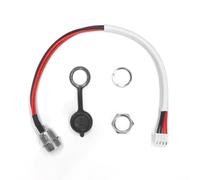Charging port connector for self balancing scooter featuring 4 wire 3 pin aviation design with built in copper core to reduce power loss during charging