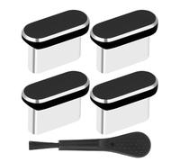 Charging Port Cover, Phone Port Plug Protector with Brush, Type C Port Dust Plug, Anti-Lost 5-in-1Charging Port Dust Covers Protectors