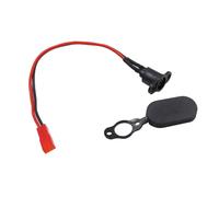 Charging Port Cover with Charging Line Replacement Electric Scooter Port Waterproof Cover Scooter Accessories Part