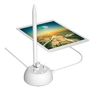 Charging Stand Compatible with Apple Pencil 1st Generation - 3 in 1 iPad Pencil Charger Dock Holder with LED Light & Pencil Tips and Cap Holder - iPad Pen Charging Adapter with USB Port