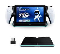 Charging Stand for PS Portal Remote Player, Charger Dock for PlayStation Portal,PS Portal Station with 7 RGB Light Modes and Type-C Cable, Black