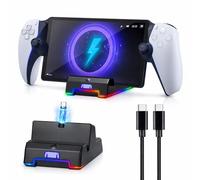Charging Stand for PS Portal Remote Player, Dock Station Charger Accessories Compatible with PS5 Portal Adapter, Charging Dock Play 5 Portal Portable Holder Charging Station