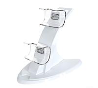 Charging Stand for PS5 Controller, Dual Charging Dock Airplane Shaped with Blue LED Indicator Fast Charger Station YZC-521