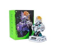 Charging Station for Multiple Devices, Lancelot of the Lake 1/72 Scale Mecha Action Figure Charging Station with One USB C, Two High-speed USB A and Two Standard USB A, GaN Fast Charge with LED Lights