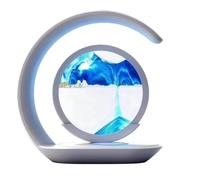 Charging Station | Light Dynamic Sandscape Art - Cell Phone Wireless Chargers - For Bedroom Table Night Bathroom Home Sensory Meditation Office