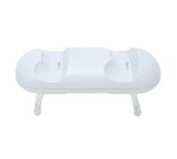Charging Station with Quick Charge Controller, Dual Surge with LED Display for, White