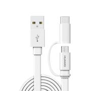 Charging Synchronisation 2 in 1 Micro USB / USB-C Cable 1.5m Original Huawei