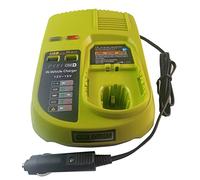 CharIend One+ Portable Dual Chemistry Lithium Ion or NiCad Vehicle Battery Charger for Ryobi 12V, 14.4V, 18V MAX One+ Plus Ni-Cad, Ni-Mh & Lithium-Ion Battery
