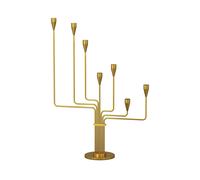 Chariot Candlestick H63 Brass