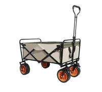 Chariot de camping pliable multifonction avec roues durables portable pour le shopping la plage et le jardin léger et portable