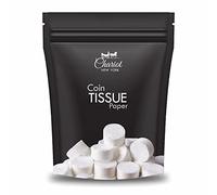Chariot New York Compressed Tissues | Hygienic Multipurpose Wipes | Hypoallergenic Magic Coin Wipes for Facial, Baby wipes, Travel purposes | Safe for Skin |100Coin Tissues