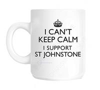 Charisma creative I Can't Keep Calm I Support St Johnstone Novelty Fun Mug based on the popular Keep Calm and Carry On wartime poster