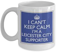 Charisma creative I Can't Keep Calm I'm a Leicester City Supporter Fun Mug