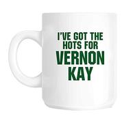 Charisma creative IVE GOT THE HOTS FOR VERNON KAY Novelty Ceramic Fun Mug