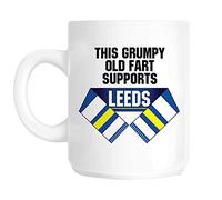 Charisma creative LEEDS - THIS GRUMPY OLD FART SUPPORTS LEEDS NOVELTY FUN MUG