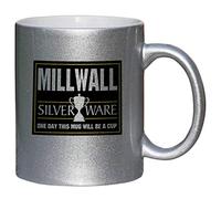Charisma creative Millwall Silverware Fantastic Silver Effect Ceramic Sparkle Mug