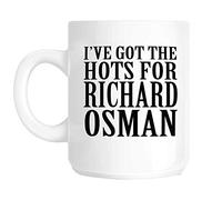 Charisma creative Richard Osman Mug - I've Got The Hots For Richard Osman Novelty Ceramic Fun Mug