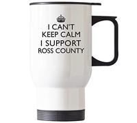 Charisma creative Ross County Supporter Novelty Stainless Steel Thermal Mug in White