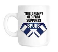 Charisma creative SPURS - THIS GRUMPY OLD FART SUPPORTS SPURS NOVELTY FUN MUG
