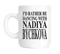 Charisma creative Strictly - I'd Rather be Dancing with NADIYA BYCHKOVA Novelty Ceramic Fun Mug