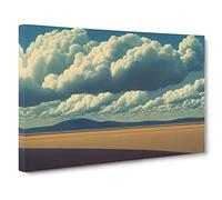 Charismatic Clouds Canvas Print | Gallery Wrapped 30mm Frame Wall Art | 30x20 inches | Ready to Hang | Contemporary Picture | Living Room Bedroom Lounge Office