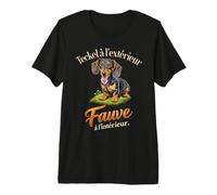 Charismatic Dachshund for Unique Dog Lover Premium T-Shirt