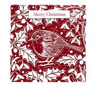 Charity Christmas Card Pack - Robin & Holly