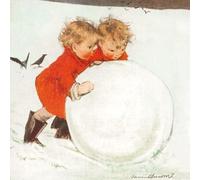 Charity Christmas Cards - Pack of 8 - Rolling The Snowball