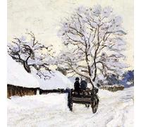 Charity Christmas Cards - Pack of 8 - The Carriage - Road To Honfleur (281407XAE)