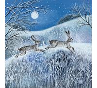 Charity Christmas Cards - Sold in Aid of Macmillan - Pack of 20 - Artistic Snowy Scenes - Deep Midwinter - 5 of 4 Designs - Made in the UK - Eco-Friendly - Supporting UK Charity