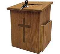 Charity Donation Box for Generosity - Tabletop Prayer Offering Box to Encourage Giving in Churches and Communities