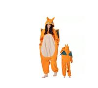 (Charizard, Size M (Height 158-168CM)) Pokémon Stupid Fire Crocodile One-Piece Pajamas Cartoon Adult Anime Costume Super Dream New Leaf Cat Lucario Clothes