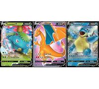 Charizard - Vensaur - Blastoise - Foil - Pokemon V - 3 Card Lot - Black Star Promo - Champion's Path