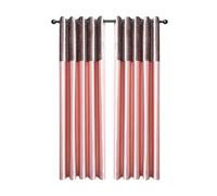 CHARKHAH Crushed Velvet Faux Silk Curtains for Bedroom Living Room Elegant and Silky Blackout Fabric Pair of Fully Lined Door Curtain with Eyelet Rings (Blush Pink, 46" Wide x 72" Drop)