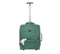 CHARKHAH Hand Luggage Case Travel Bag Trolley on Wheels Carry-Ons Flight Approved Cabin Suitcase 1.45 kg Lightweight Suitcases Large 37 Liter Bags Size 50 cm x 35 cm x 20 cm (HD-B-Green)