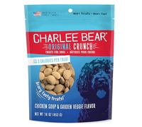 Charlee Bear Chicken Soup & Garden Veggie Dog Treats 16 Oz. Bag