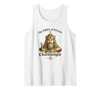 Charlemagne Father of Europe Medieval King Tank Top