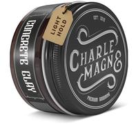 Charlemagne Hair Clay Pomade for Men - 100 ml, Light Hold, Leather Scent
